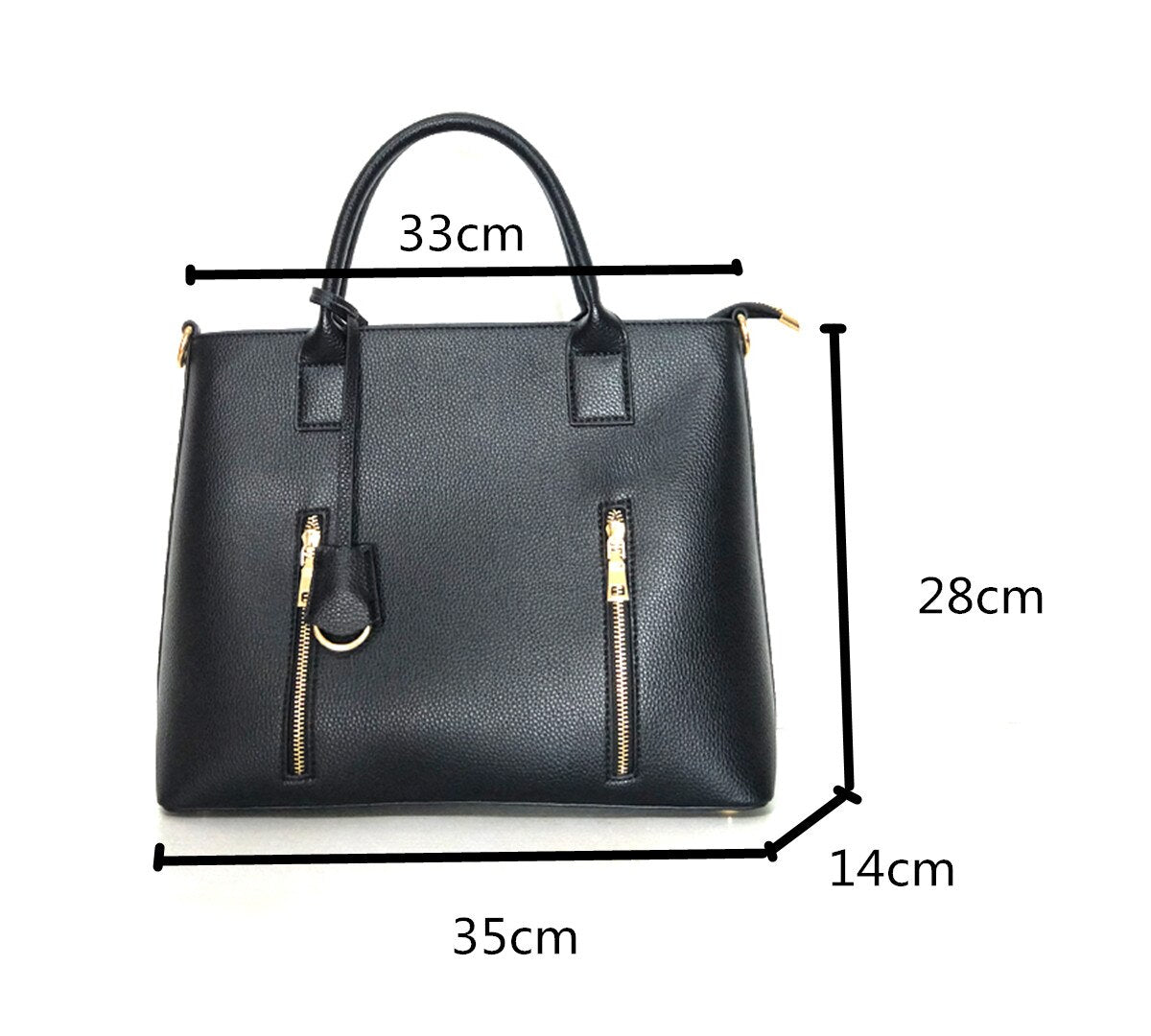 Business Women&#39;s Briefcase Female 14 Inch Laptop Portable OL Handbag Large-capacity Shoulder Bag Soft Leather Crossbody Bags Big