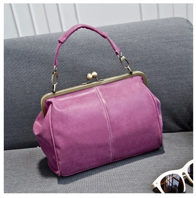 Women Handbag Brand Women Messenger Bags Europe Style Retro PU Leather Shoulder Bag Fashion Women Bags XKX04