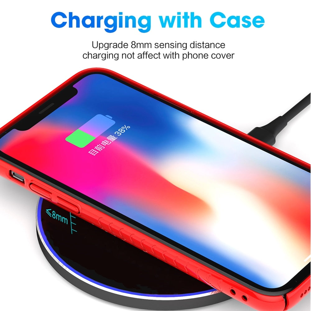 FDGAO 30W Fast Wireless Charger for iPhone XS X 8 XR 11 12 13 14 Samsung S22 S21 S20 Huawei P50 Pro Xiaomi Mi 10 Qi Charging Pad