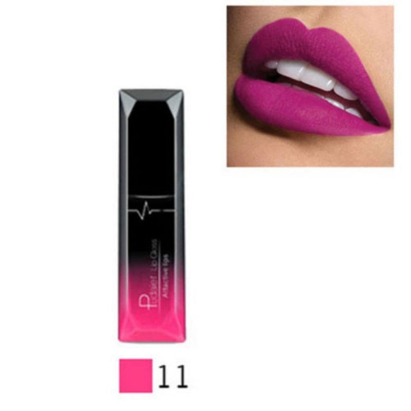 Pudaier Nude Matte Liquid Lipsticks Waterproof Long Lasting Lip Gloss Sexy Red Velvet Lip Tint Women Makeup Cosmetics Batom