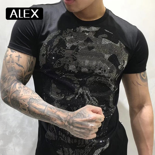 Cotton men t-shirt Soft Modern Fitted crew neck short sleeve home men clothing summer