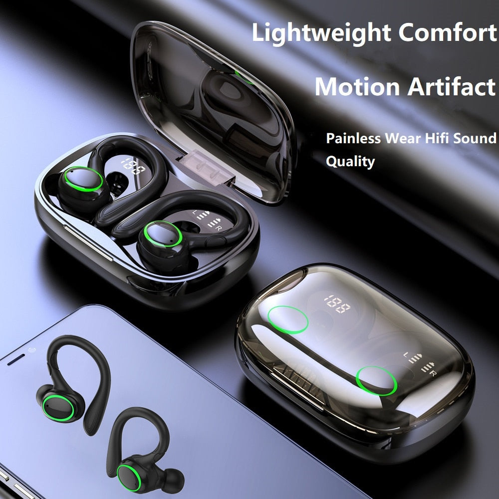 TWS Bluetooth 5.0 Earphones With Charging Box Wireless Headphone 9D Stereo Sports Waterproof Earbuds Headsets With Microphone