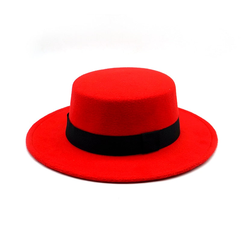 Winter Autumn Imitation Woolen Women Men Ladies Fedoras Top Jazz European American Round Caps Bowler Hats Feminino Gorra