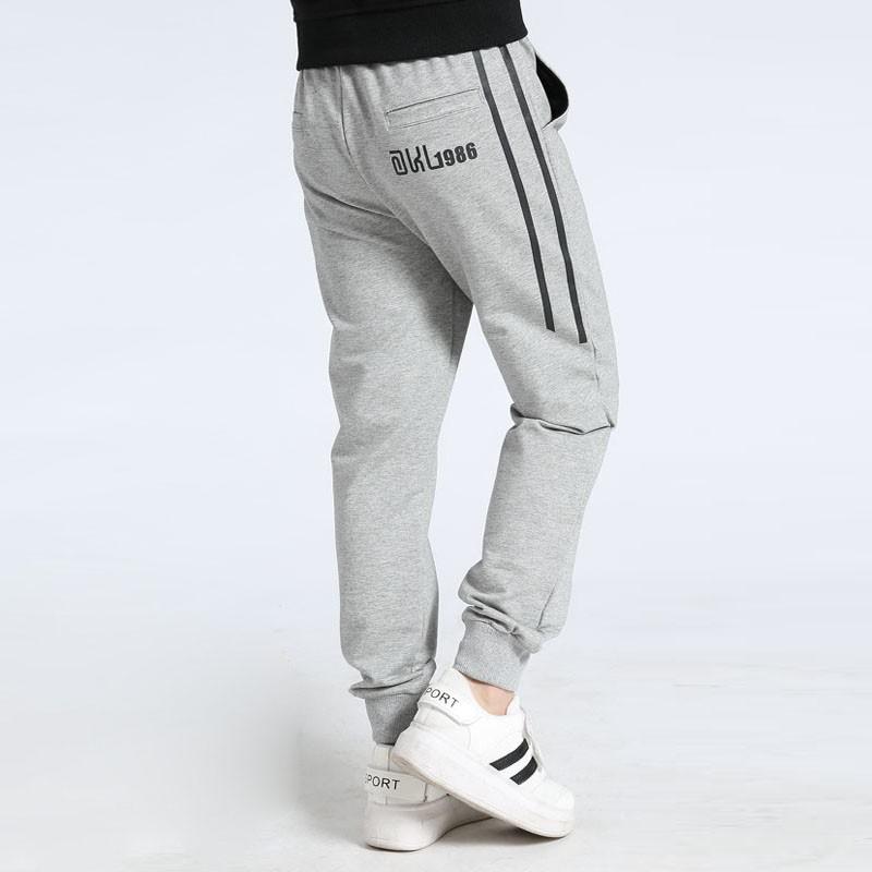 Boys Sport Pants Children Casual Pants Cotton Spring Autumn Boys Long Trousers Kids Letter Clothing Elastic Waist Jogger Pant