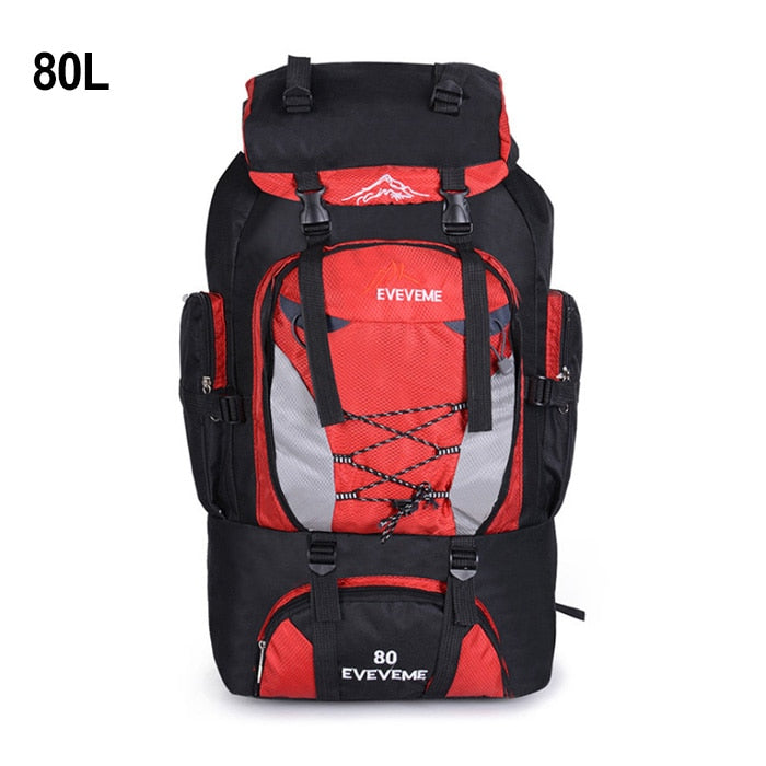 Travel Bag Camping Backpack Hiking 90L 80L, Army Climbing Bags Mountaineering Large Capacity Sport Bag, Outdoor Military Backpacks