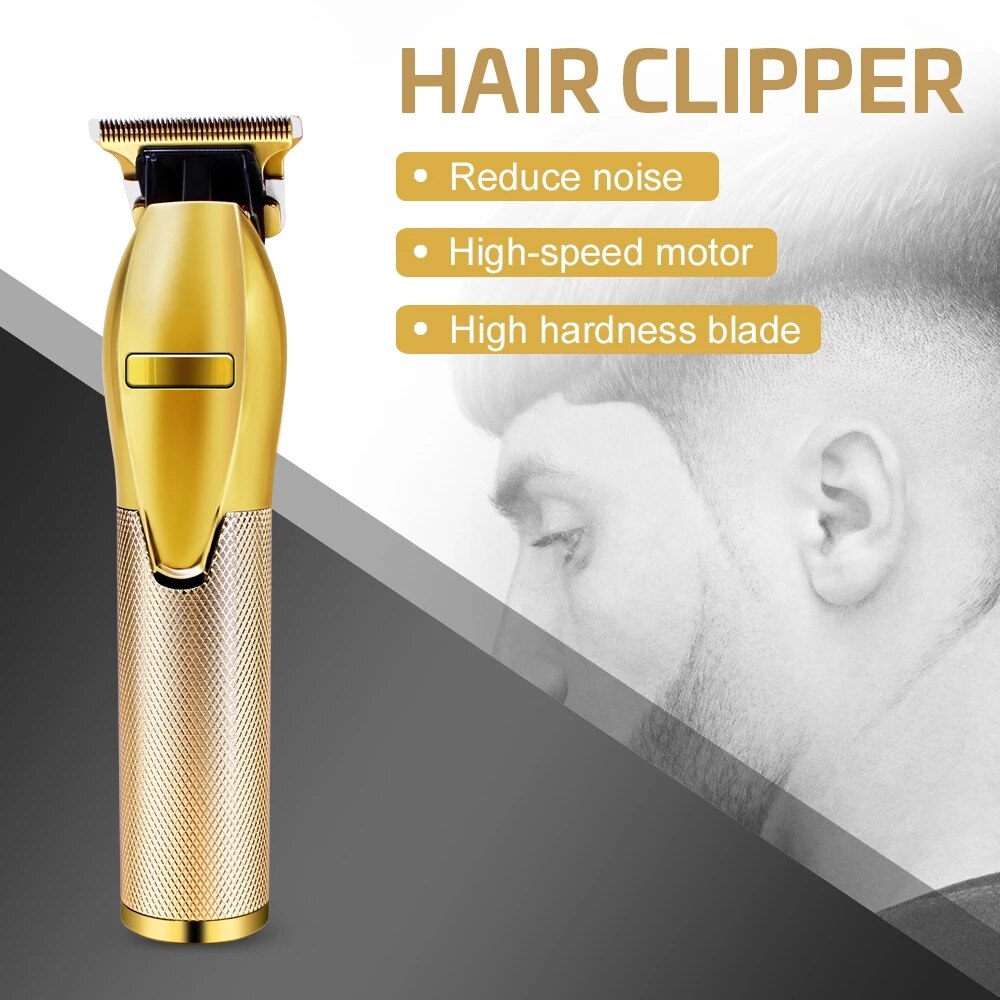 Professional Hair Trimmers T Blade  Clippers Barber Rechargeable Beard Shaver for Men Cordless  Cutting cut Machines