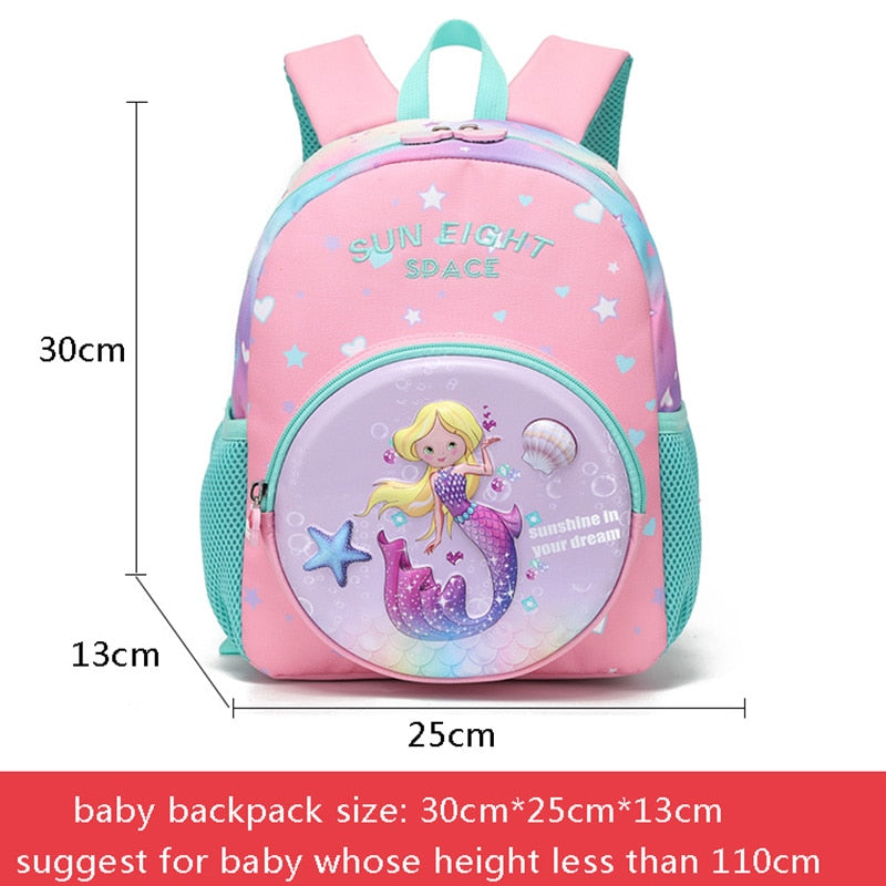 Hot 3D Cartoon Animal Baby Backpacks kindergarten Schoolbag  Kids Backpack Children School Bags Girls Boys Backpacks