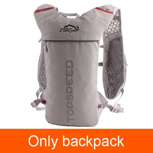 Trail Running Backpack 5L Ultra Running Hydration Vest Pack Marathon Running Bike Rucksack bag 500ml Soft Flask Bottle Water Bag