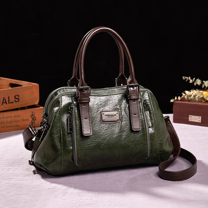 2022 New Women&#39;s Shoulder Bag Messenger Bag Luxury Designer Handbags Leather Crossbody Ladies Hand Bags For Woman Bolsa Feminina