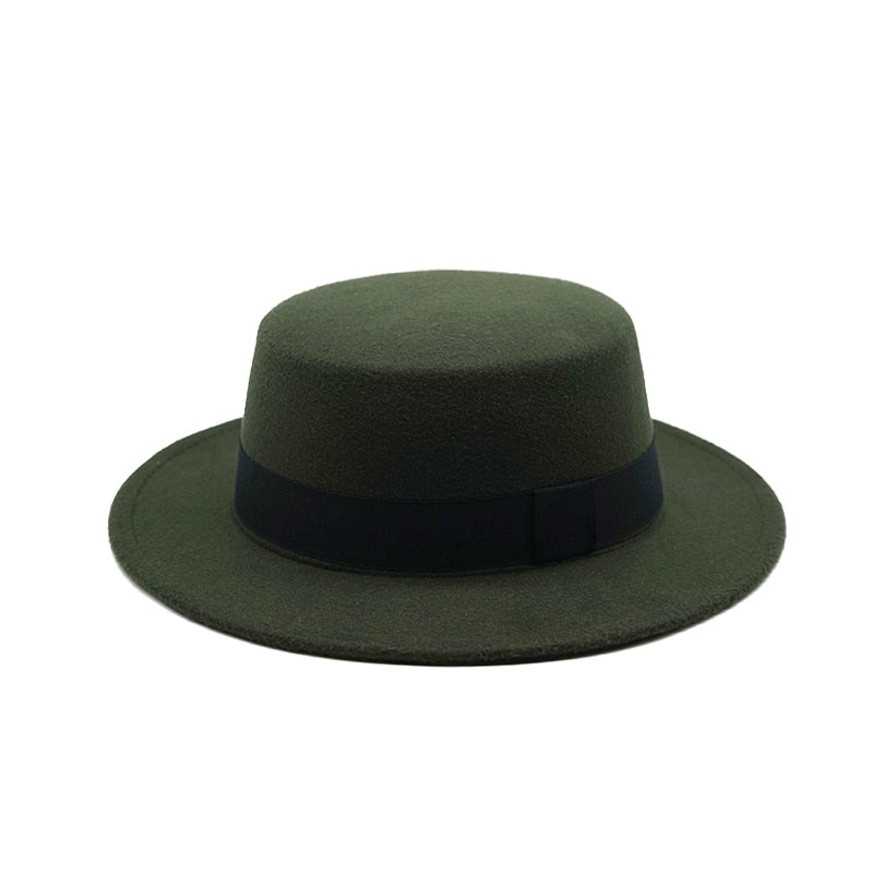 Winter Autumn Imitation Woolen Women Men Ladies Fedoras Top Jazz European American Round Caps Bowler Hats Feminino Gorra