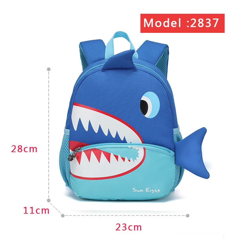 Hot 3D Cartoon Animal Baby Backpacks kindergarten Schoolbag  Kids Backpack Children School Bags Girls Boys Backpacks