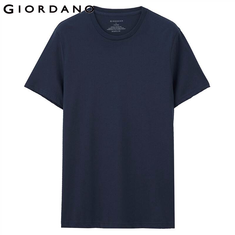 Giordano Men T Shirt Cotton Short Sleeve 3-pack Tshirt Solid Tee Summer Beathable Male Tops Clothing Camiseta Masculina 01245504