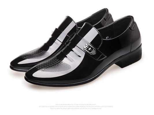 Oxford Zapatos Para Hombres De Marca De Lujo Para Hombre Zapatos De Charol Negro Hombres Los Zapatos De Vestido Classic Derbies