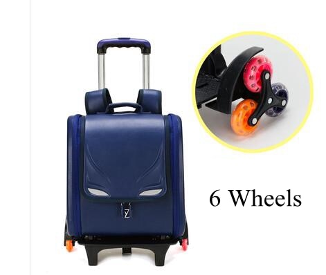 Kids school backpack Bags on wheels Japan School Backpack kid Orthopedic wheeled backpack Children PU Japanese trolley backpacks