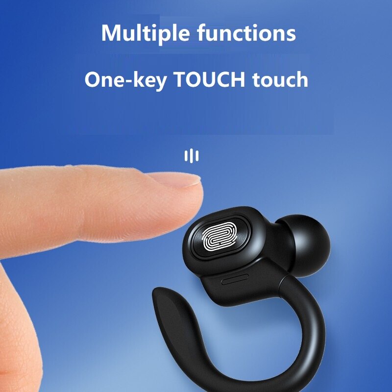 Bluetooth Headphones Touch Control Sports Wireless Earphones HiFi Bass Stereo Waterproof Headset With Microphone Gaming Earbuds