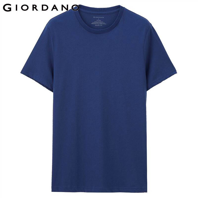 Giordano Men T Shirt Cotton Short Sleeve 3-pack Tshirt Solid Tee Summer Beathable Male Tops Clothing Camiseta Masculina 01245504