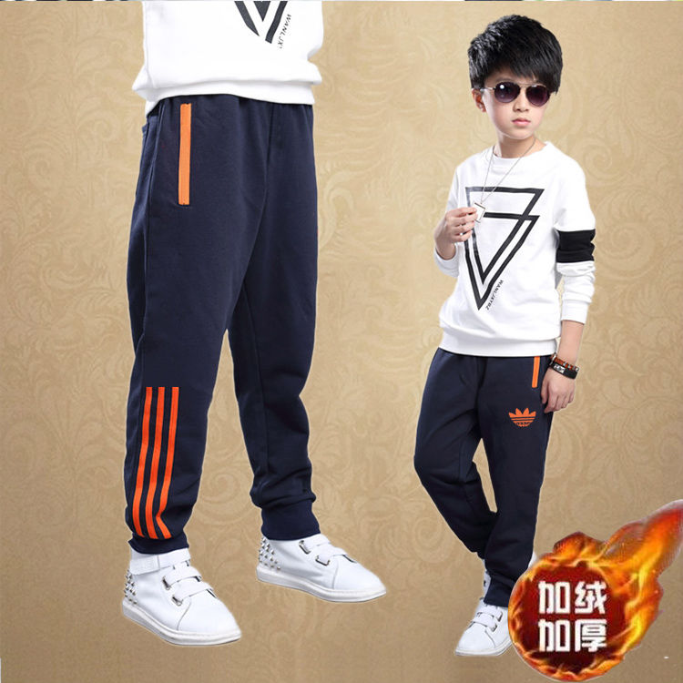 Boys Pants Children&#39;s Trousers Girls Pure Cotton Sports Trousers Kids  Wear Casual Pants Children&#39;s Brand Straight Pants Fashion