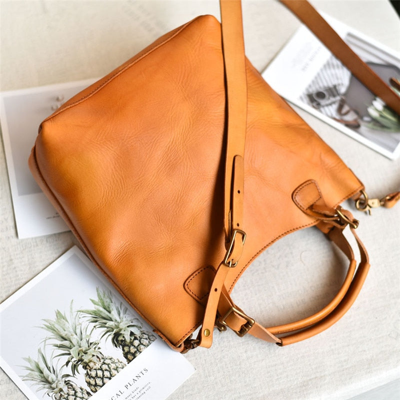 PNDME fashion genuine leather ladies handbag casual simple vintage high quality cowhide luxury women&#39;s shoulder messenger bags