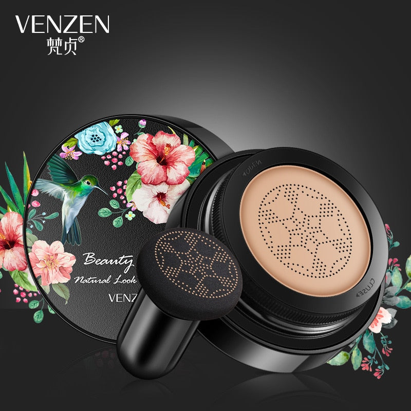 Bioaqua Venzen Mushroom Cushion Cover Isolation Waterproof Calm Makeup Natural Naked Makeup Facial Cream Bb Cream