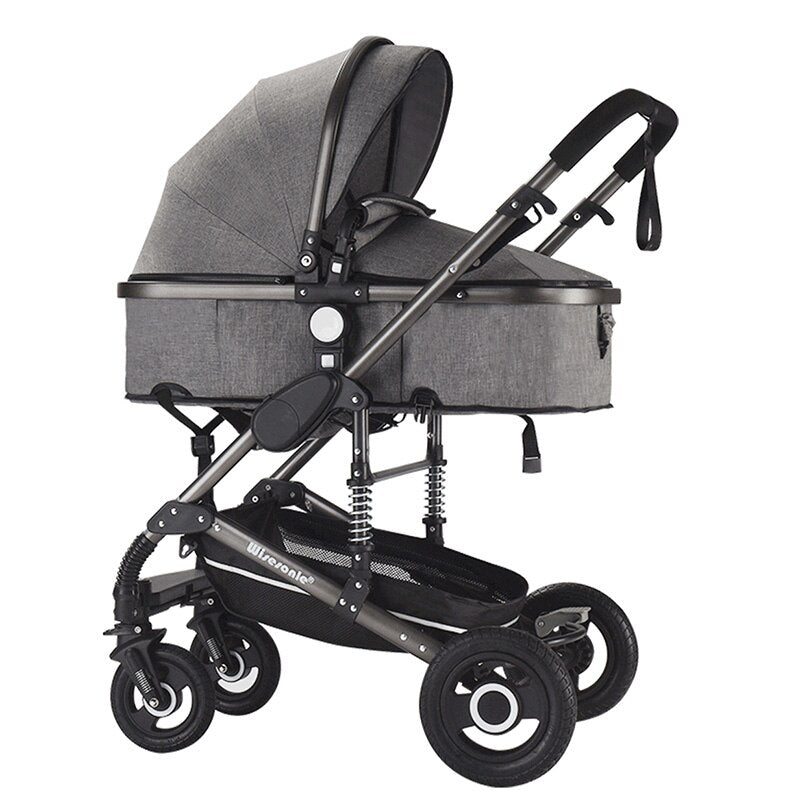 Luxury  Baby Stroller High Landview 3 in 1 Baby Stroller  Portable Baby Pushchair Baby Pram  Baby Comfort for Newborn