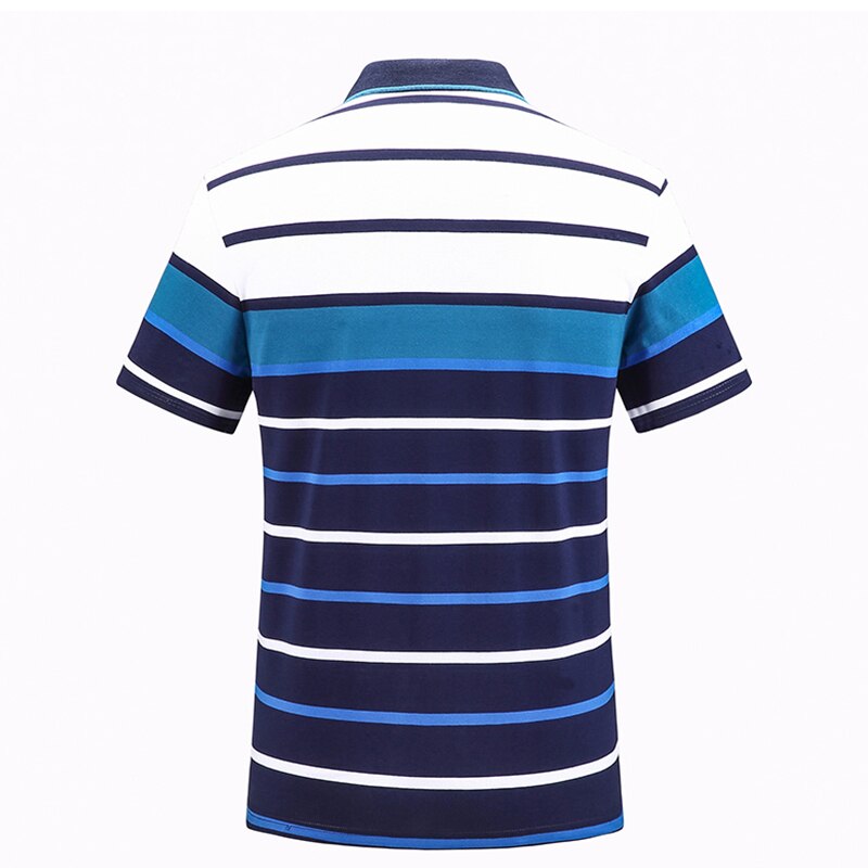 Polo Shirts Men Casual Brand Striped Casual High Quantity Cotton Polo Men Slim Fit Summer Streetwear Short Sleeve Men&#39;s Polo Tee