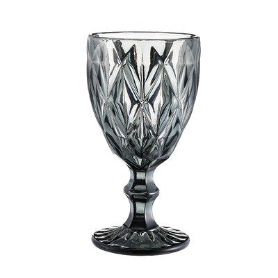 Retro Cup Carved Goblet Glasses Of Wine Heat-Resistant Glass For Champagne Whiskey Cocktail Christmas Gifts Bar Drinking Utensil