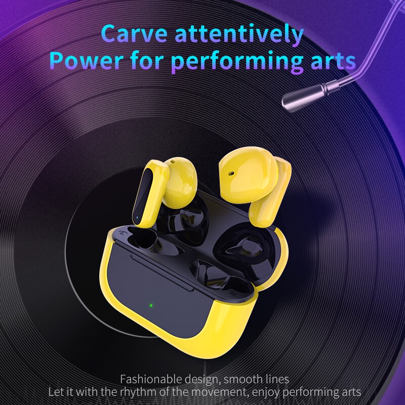 TWS Wireless Headphone HiFi Stereo Earbuds Sports Waterproof Headset Bluetooth 5.2 Touch Mini Earphones for Huawei Xiaomi iPhone