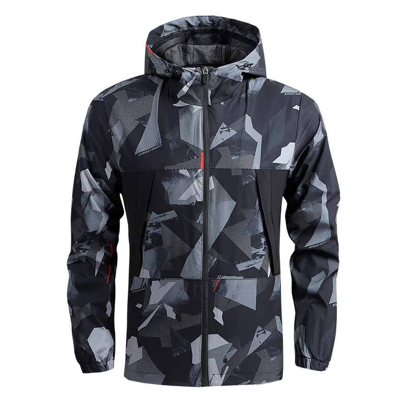 Shark Soft Shell Military Tactical Jacket Men Casual Sports Outdoor Coat Waterproof Breathable Spring Thin Men Camouflage Jacket