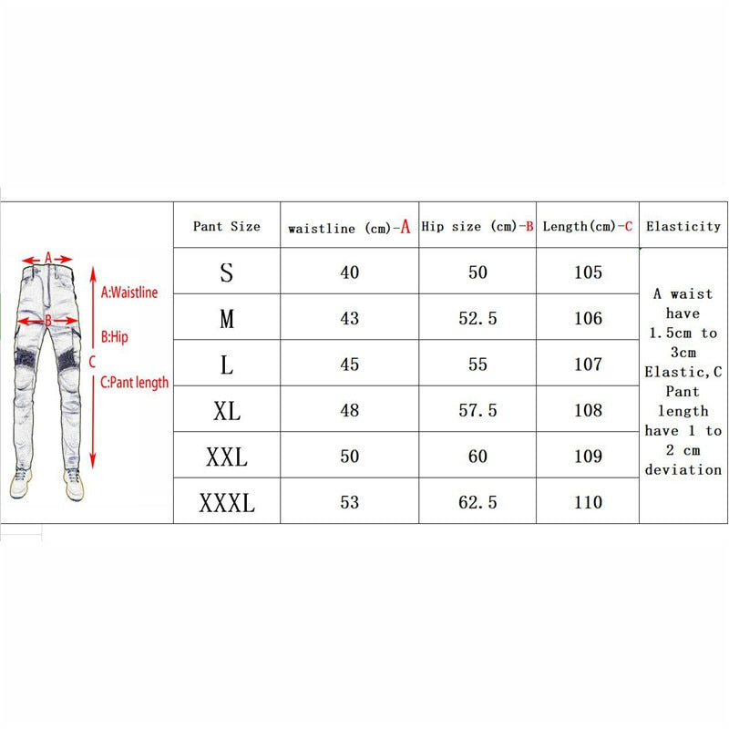 Jeans - New Motorcycle Pants Moto Men Motocross Casual Riding Motorbike Touring Motocycle Street Jeans Trousers Protective Gear