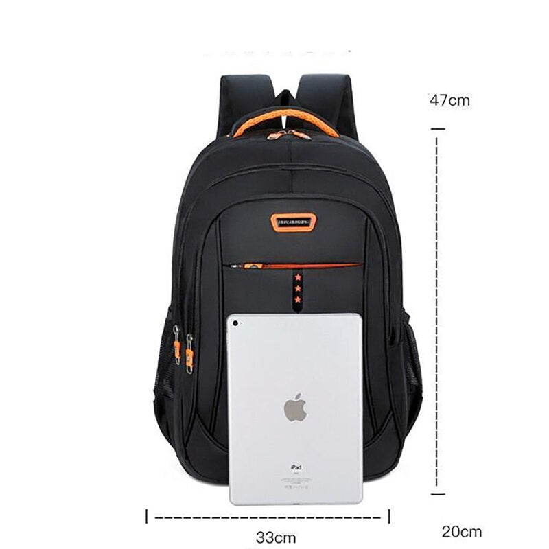 New Casual Male Backpacks Casual Business Notebook Computer Bags Large Capacity For Teenagers High Quality Oxford Backpack Whole