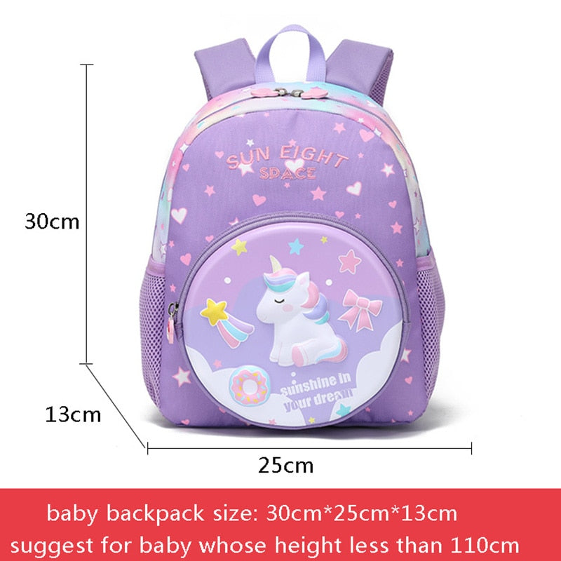 Hot 3D Cartoon Animal Baby Backpacks kindergarten Schoolbag  Kids Backpack Children School Bags Girls Boys Backpacks