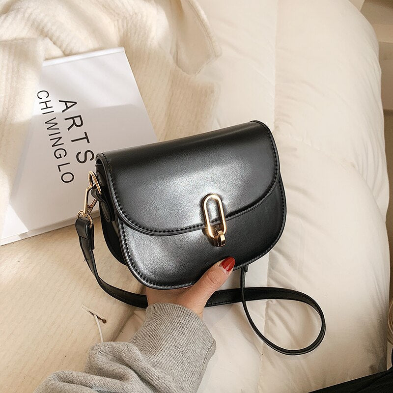 New Fashion Shoulder Bags for Women Small Flap Design Crossbody Bag Luxury Leather Messenger Bag All Match Casual Lady Handbags