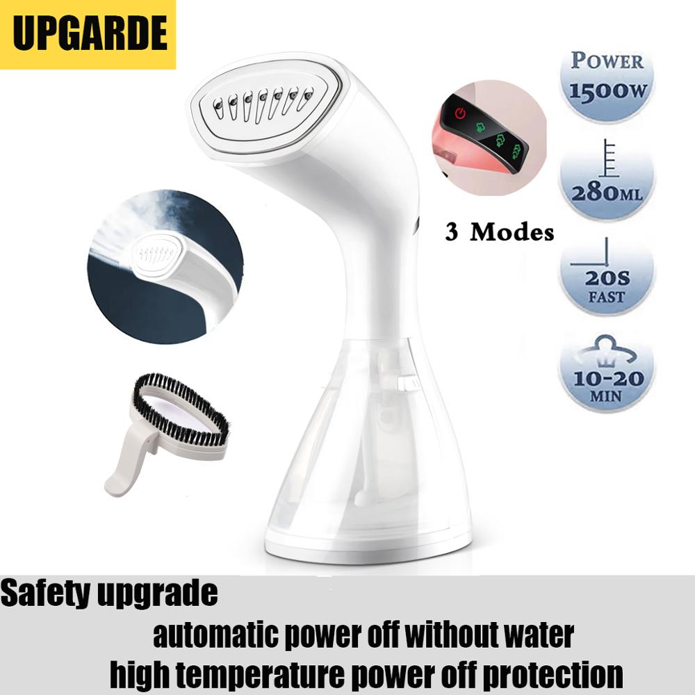 1Seconds 1500W Handheld Steamer Powerful Garment Steamer Portable Fast-Heat Steam Iron Ironing Machine for Home Travel