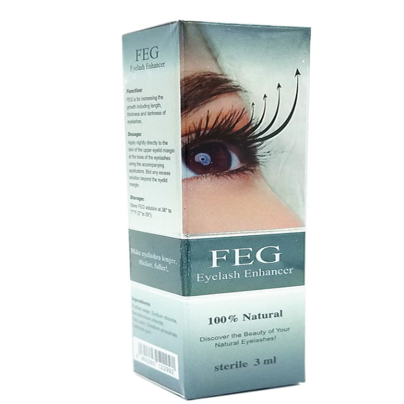 FEG Eyelash Treatment Serum 100% Natural Pure Eyelash Enhancer Mascara Eyelash Serum Lengthening Eyelash Growth