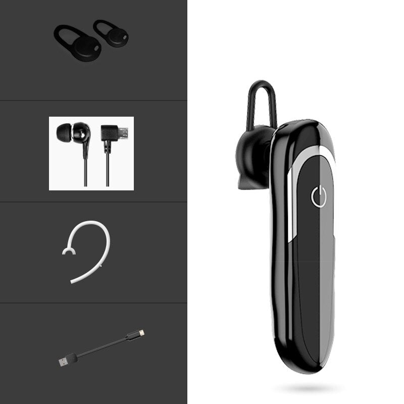 New Handsfree Earbuds Bluetooth Earphone Single Stereo Headphone Wireless Bluetooth Earbuds With Mic Headset For Driving Sport