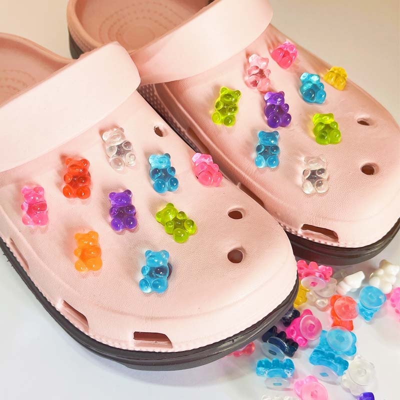 Wholesale 10 Pcs Crocs Charms Fit for Children Women Shoes Decorations Accessories Charm for Crocs Set JIBZ Decoration