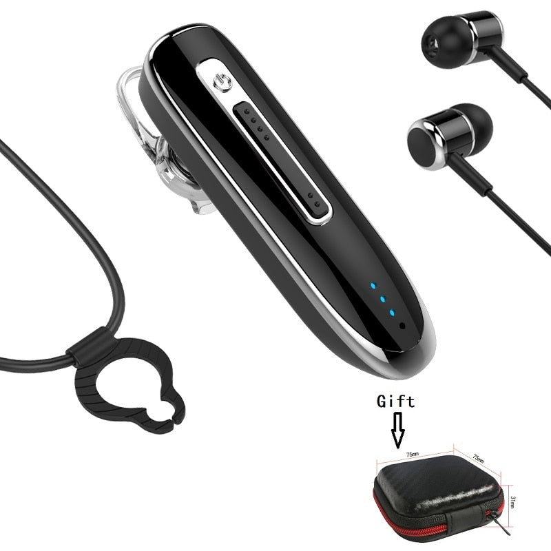 Newest wireless handsfree Bluetooth headset noise-canceling Business bluetooth earphone wireless headphones for a mobile phone