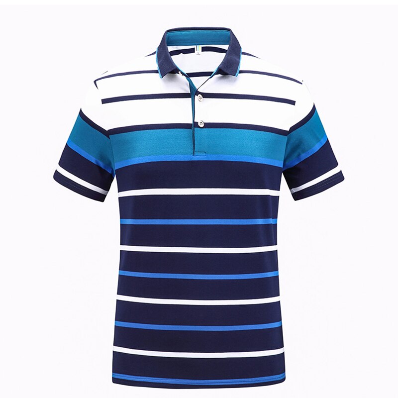 Polo Shirts Men Casual Brand Striped Casual High Quantity Cotton Polo Men Slim Fit Summer Streetwear Short Sleeve Men&#39;s Polo Tee