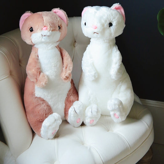 50cm lilelike Plush Toys Ferret Stuffed Soft Cartoon Animal Doll Christmas Present Kids