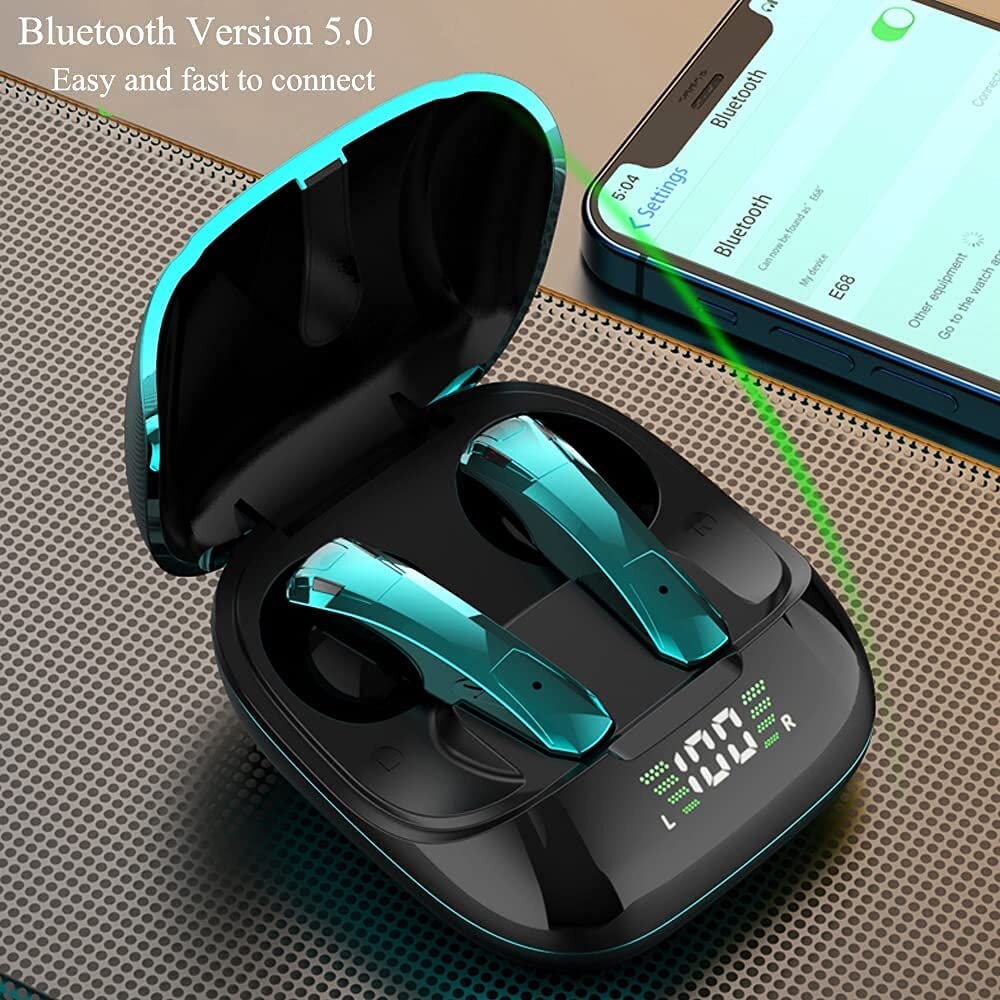 Gaming Headsets 65ms Low Latency TWS Bluetooth 5.0 Headphone Sports Waterproof Wireless Earphone Noise Cancelling Earbuds Gamer