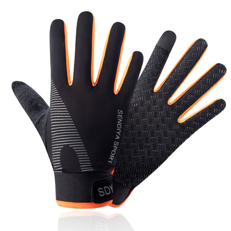 Cycling Breathable Non-Slip  Touchscreen Gloves Outdoor Mountaineering Climbing Fitness Sun Proof Ultra-thin Fabric Bike Gloves