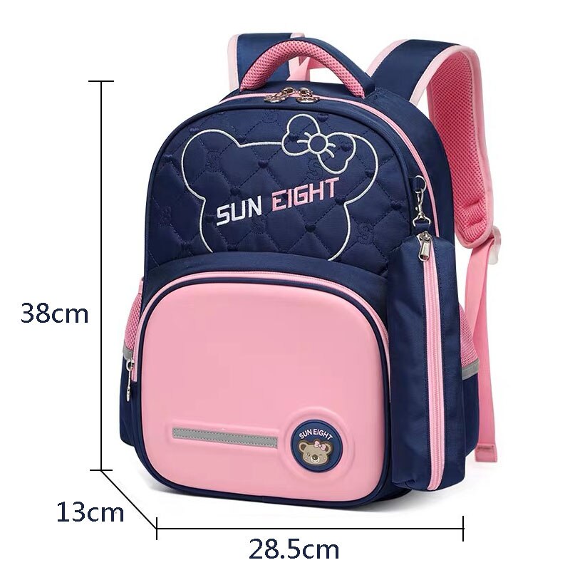 SUN EIGHT First Class Children Backpack School Bags For Girls Waterproof Nylon Primary School Backpacks 14L