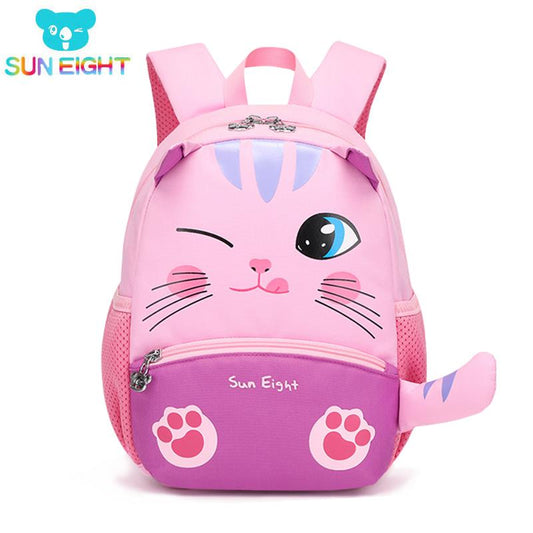 SUN EIGHT For Baby 2-5 Year Old Cute Little Kid Kindergarten Bag Child Backpack  School Nylon Bags Lovely Children Backpack