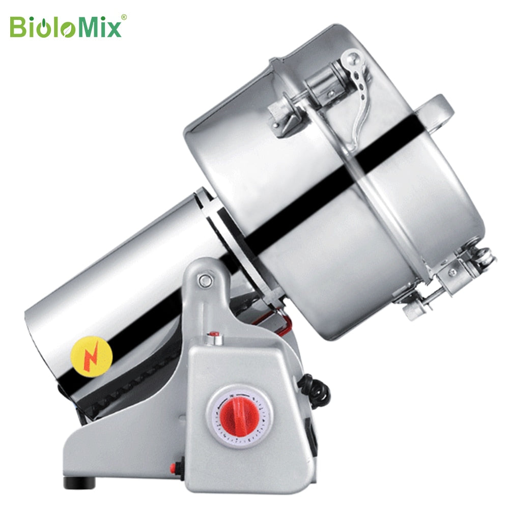 2000g Grains Spices Hebals Cereals Coffee Dry Food Grinder Miller Grinding Machine gristmill home medicine flour powder crusher