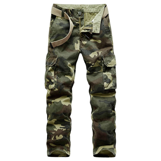 Cargo Pants Camouflage Pants Men Casual Camo Cargo Baggy Trousers Joggers Streetwear Cotton Multi-pocket Military Tactical Pants