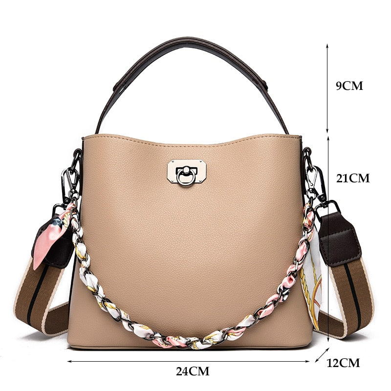 Fashion Ribbons Handbags Women Designer Tote Bag Ladies Chain Small Shoulder Bags Luxury Soft Leather Crossbody Bags for Women