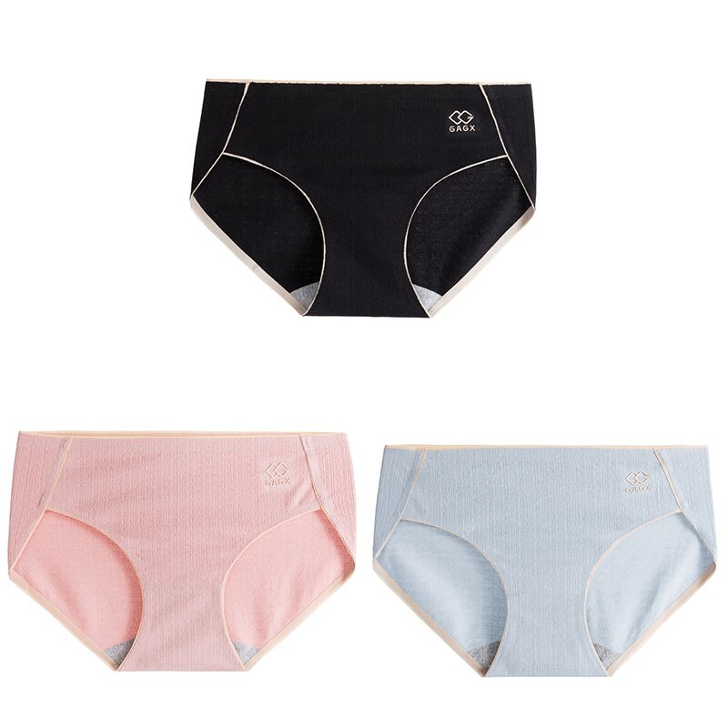 High Quality 3Pcs Womens Panties Cotton Panties Briefs Women Underwear Lingerie Femme Bow-knot Underpants Women&#39;s Intimates