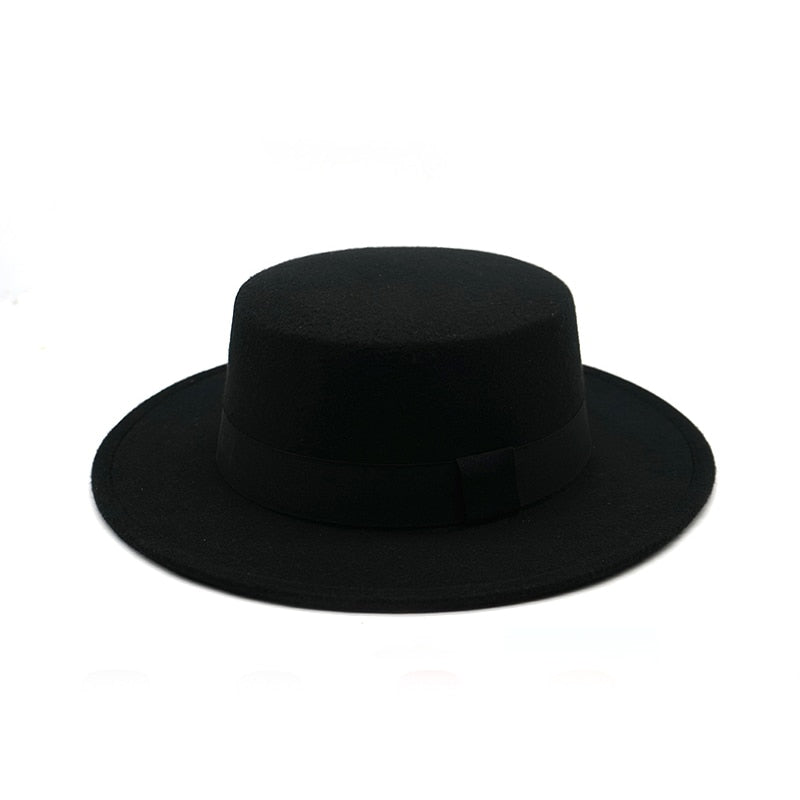 Winter Autumn Imitation Woolen Women Men Ladies Fedoras Top Jazz European American Round Caps Bowler Hats Feminino Gorra