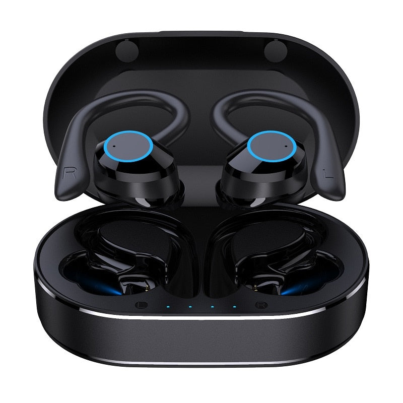 TWS Bluetooth Earphones Touch Control Wireless Headphones with Microphone Sports Waterproof Wireless Earbuds 9D Stereo Headsets