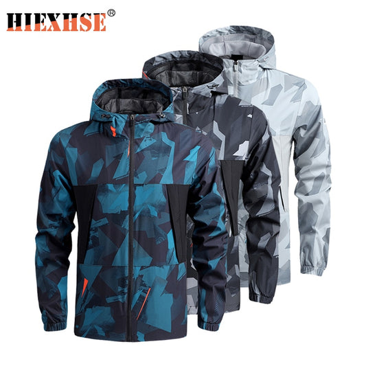 Shark Soft Shell Military Tactical Jacket Men Casual Sports Outdoor Coat Waterproof Breathable Spring Thin Men Camouflage Jacket